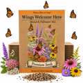 25pc Monarch Butterfly Packet Seed Packet Favors