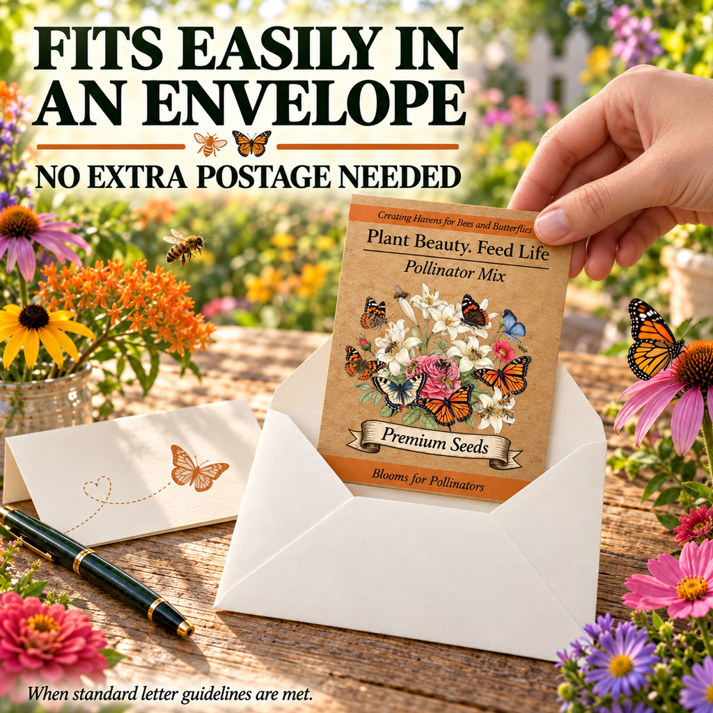 25pc Bee/Butterfly Pollinator Seed Packet Favors